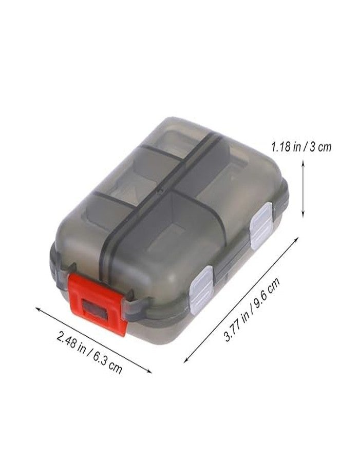 ZINZA 1pc Double Layer Pill Organizer Pill Case with 10 Compartments Portable Mini Travel Pills Box Medicine Carry Box Seal Storage Container Holder for Outdoor Camping Home Travel - Image 5